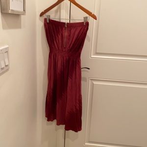 Summer strapless dress
